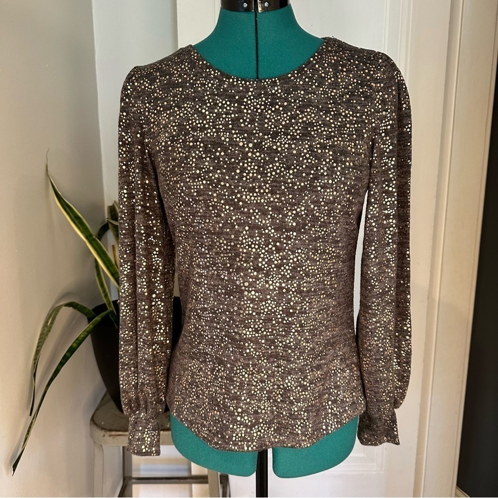 John Paul Richards women’s small long sleeve knit sparkle
